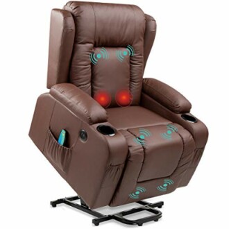 PU Leather Electric Power Lift Chair