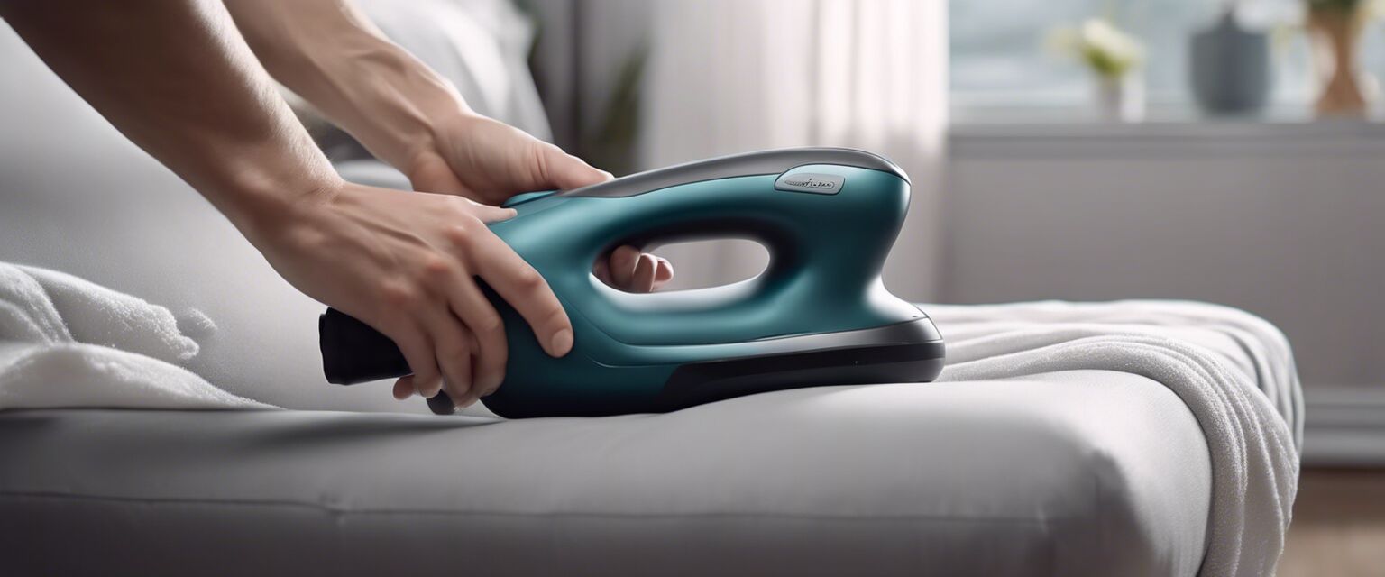 Cleaning a handheld massager